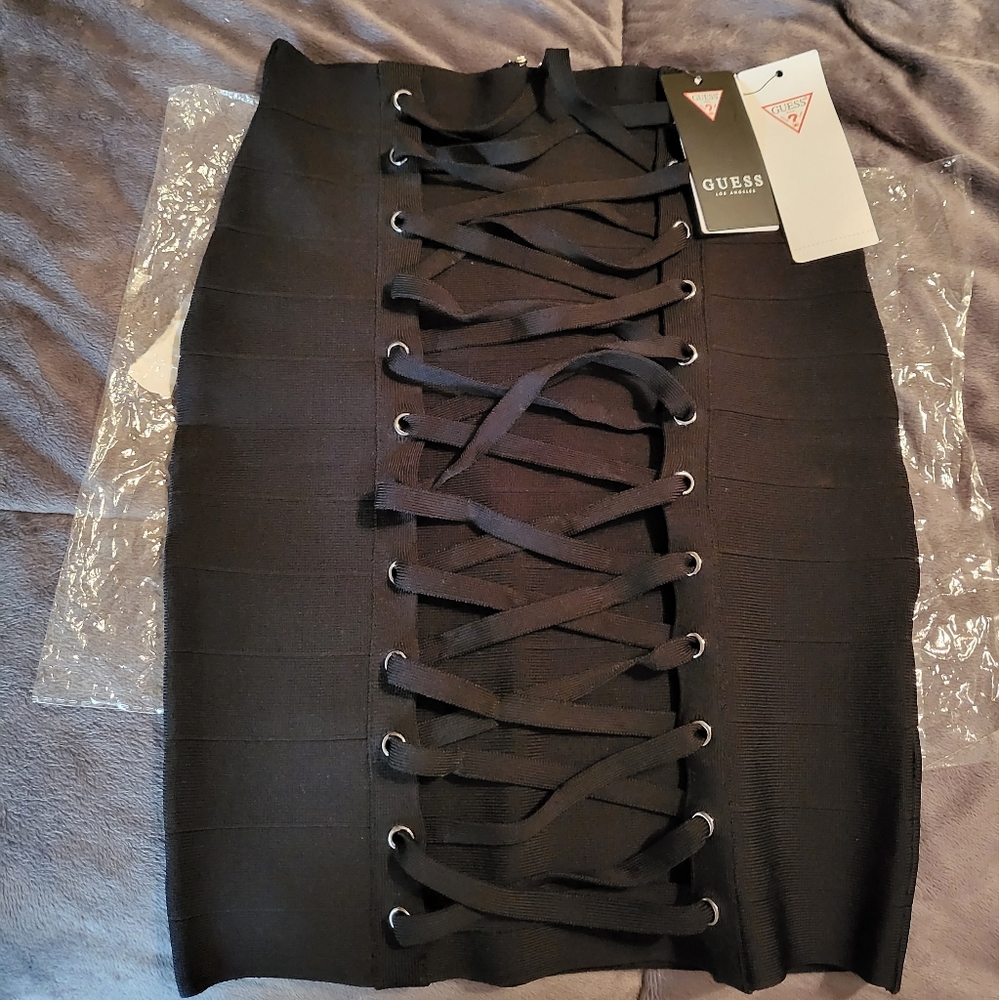 Guess black skirt